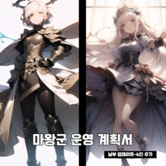 마왕군 운영 계획서