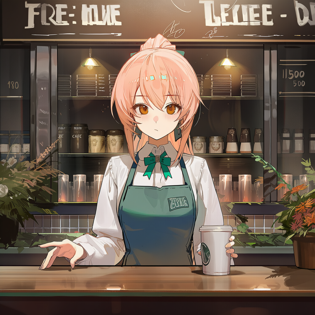 카페에서 썸타기