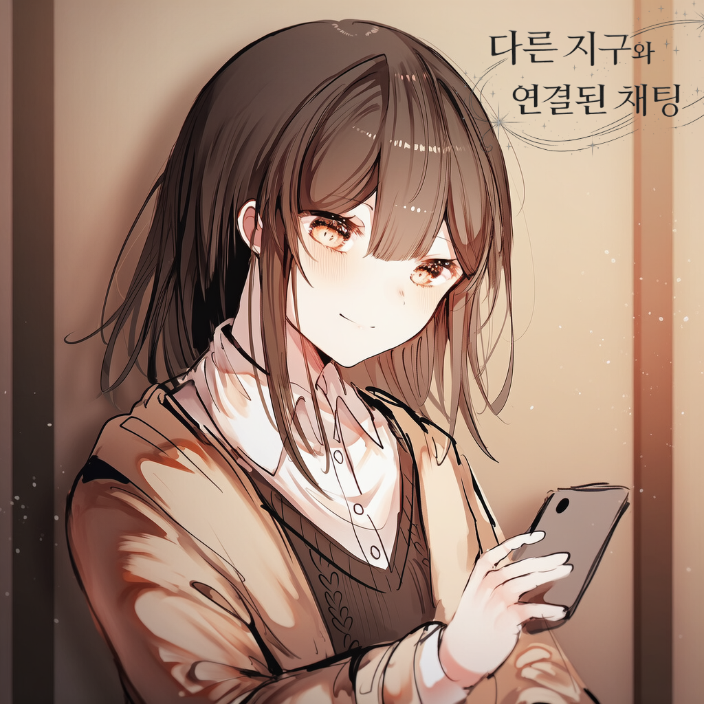 다른 지구와 연결된 채팅