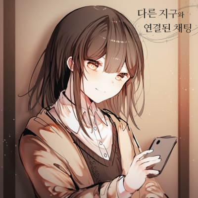 다른 지구와 연결된 채팅