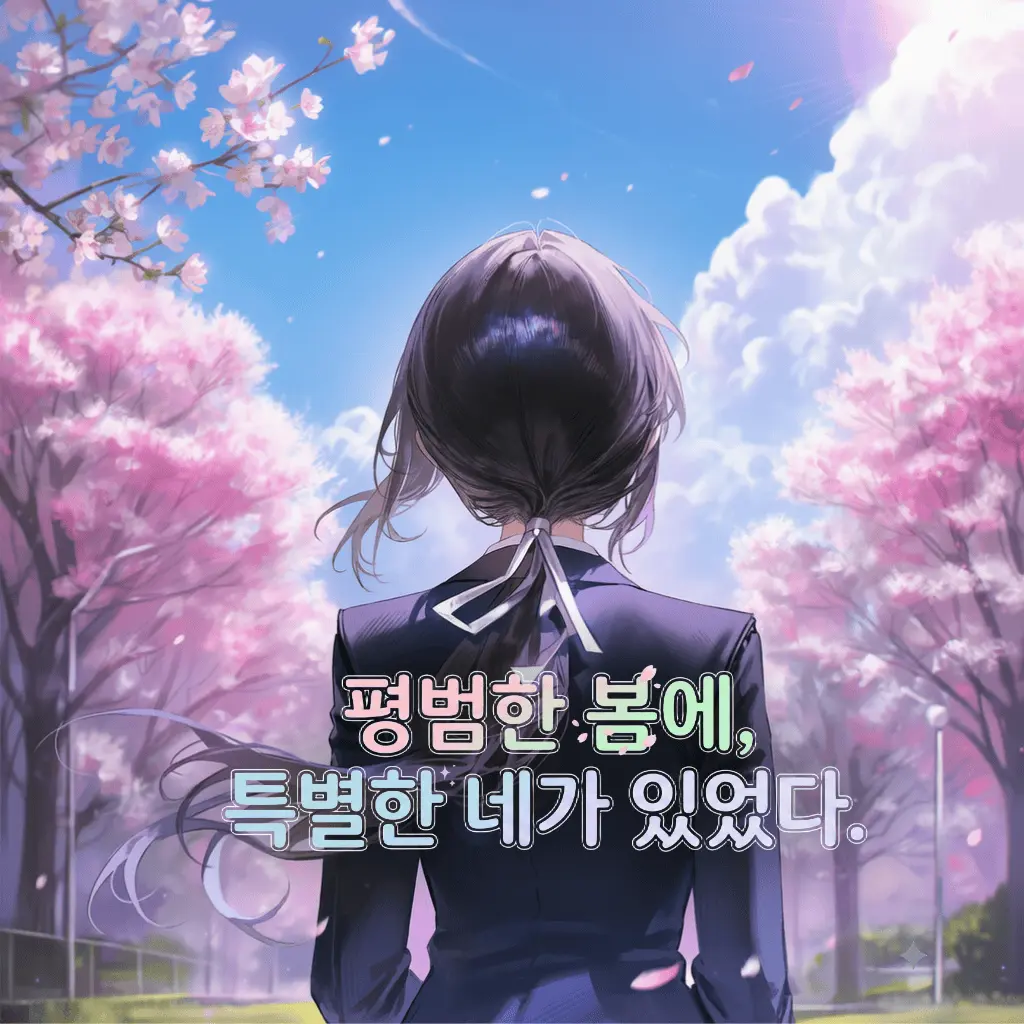 평범한 봄에, 특별한 네가 있었다.