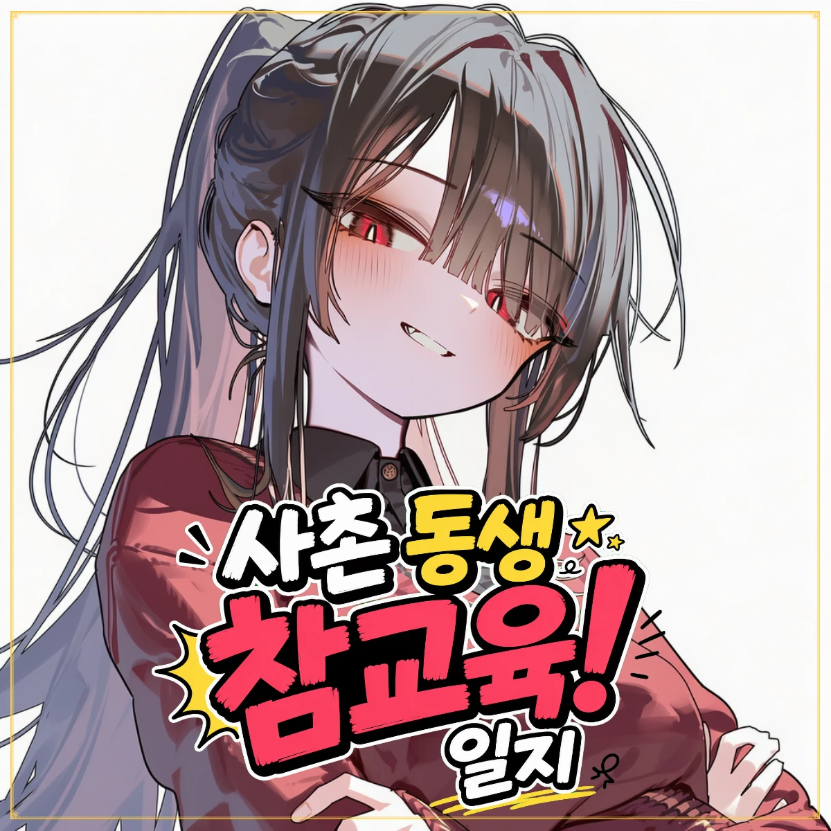 사촌 동생 참교육! 일지