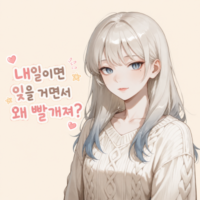 내일이면 잊을 거면서 왜 빨개져?