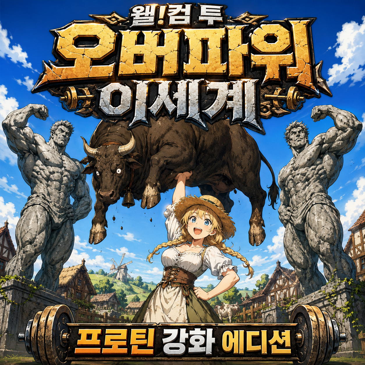 웰!컴 투 오버파워이세계:  속성 프로틴 강화 에디션
