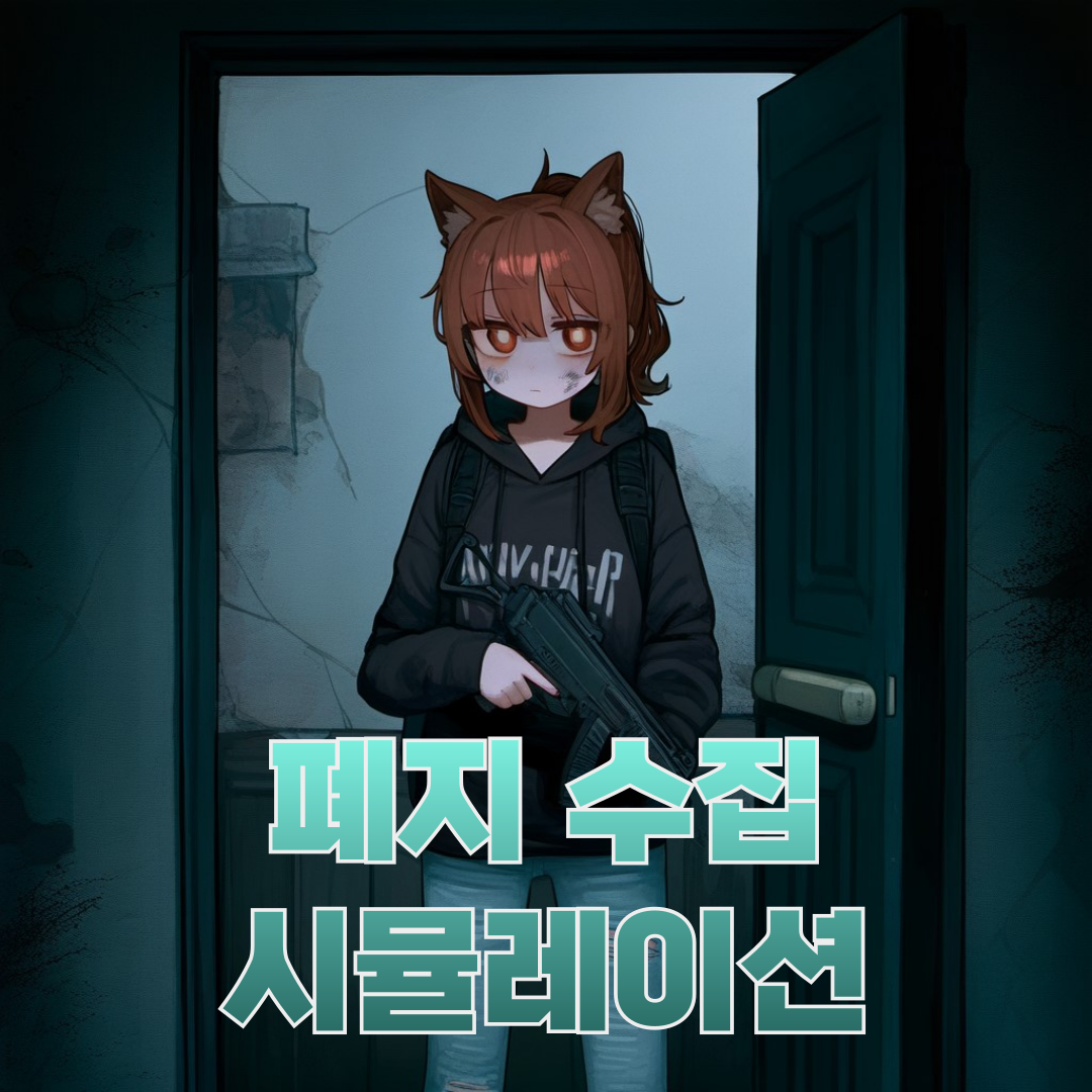 폐지 수집 시뮬레이션