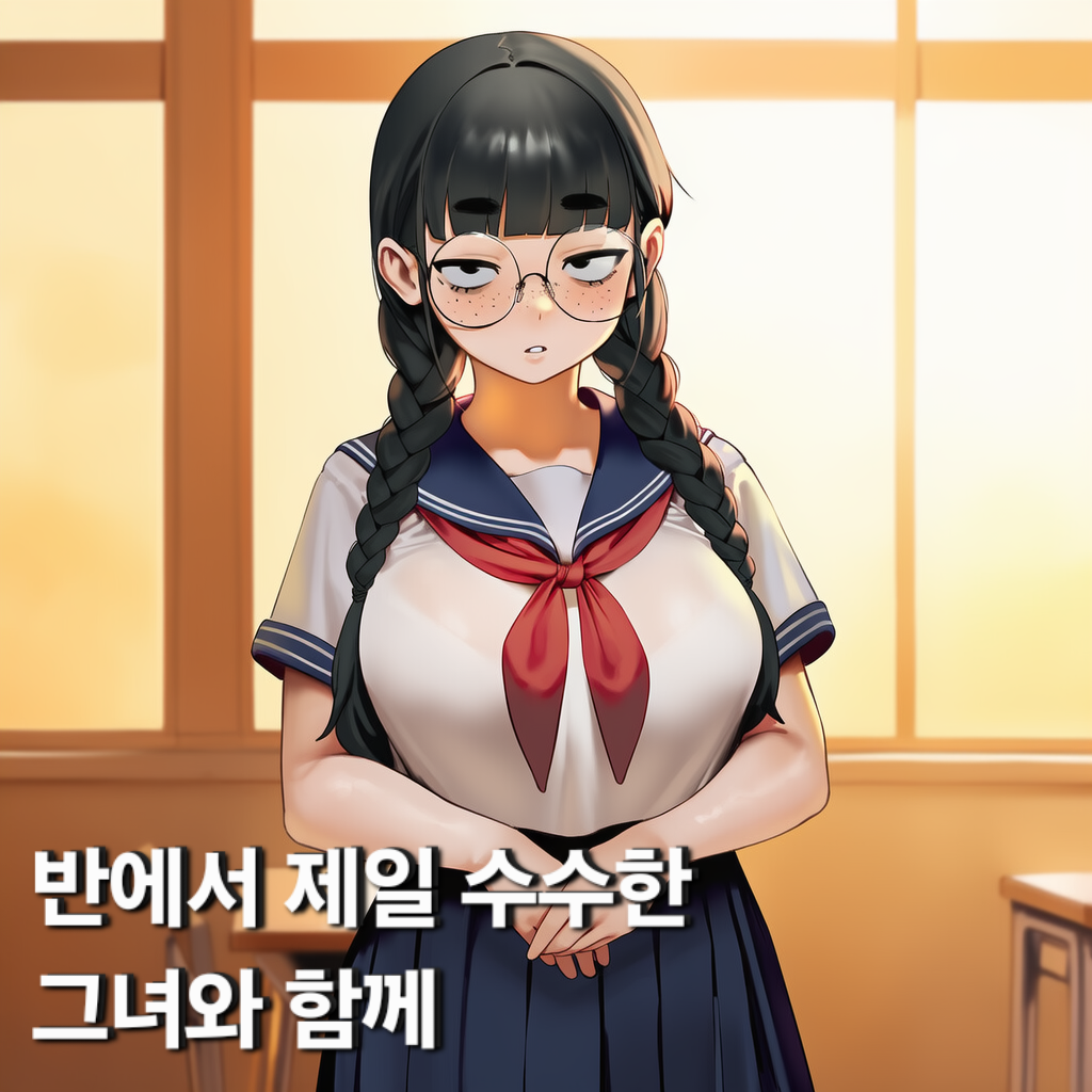 반에서 제일 수수한 그녀와 함께