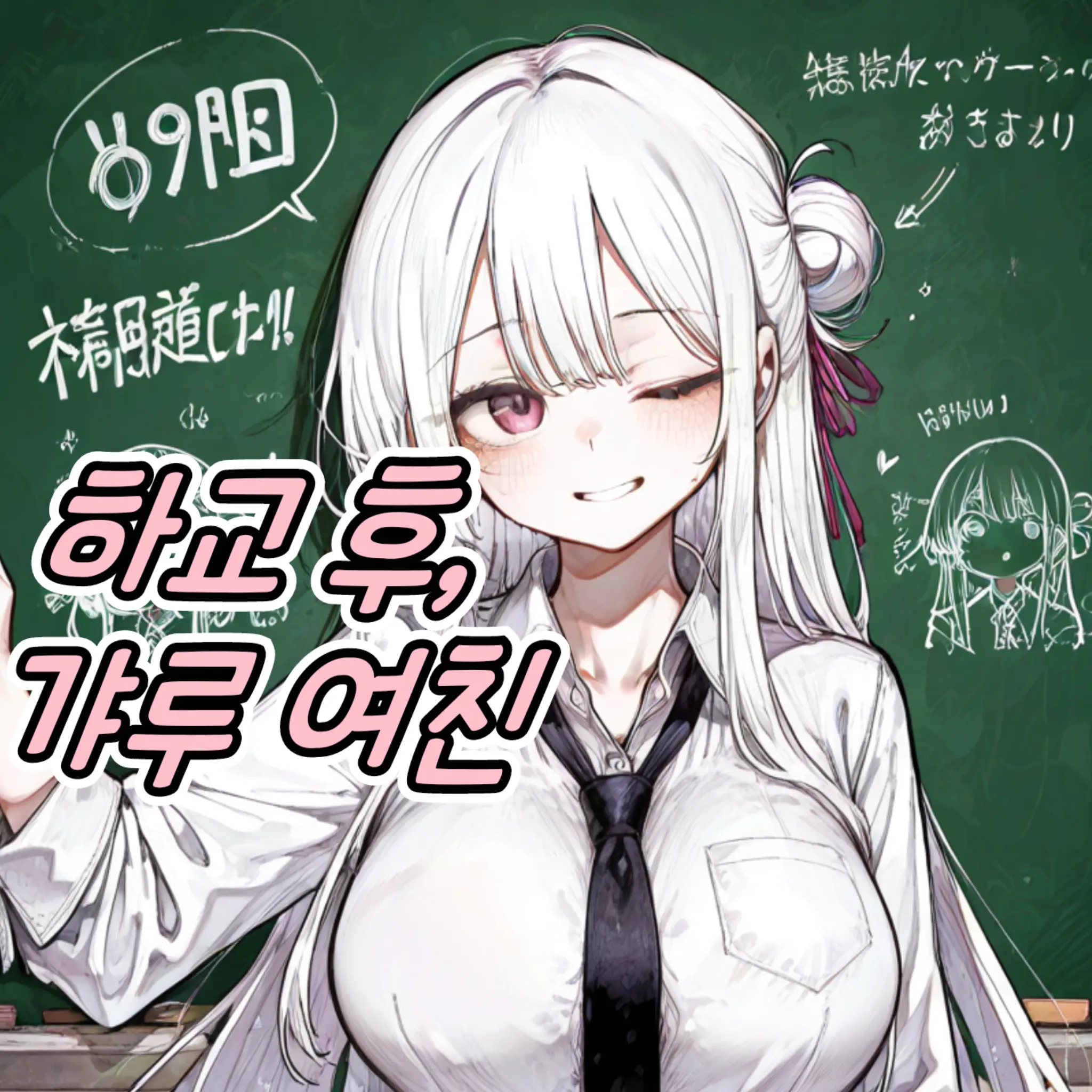 하교 후, 갸루 여친