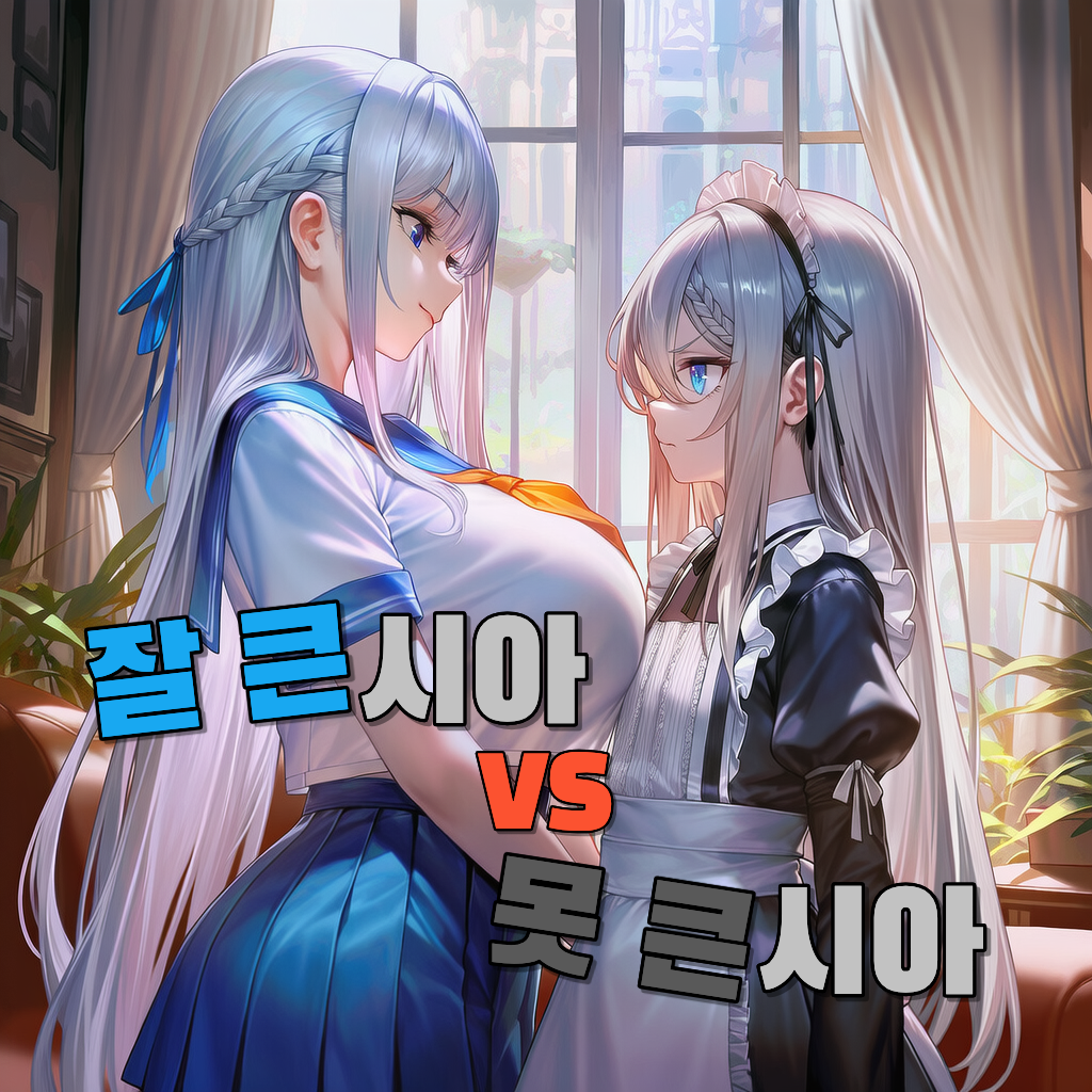 잘 큰 시아 VS 못 큰 시아