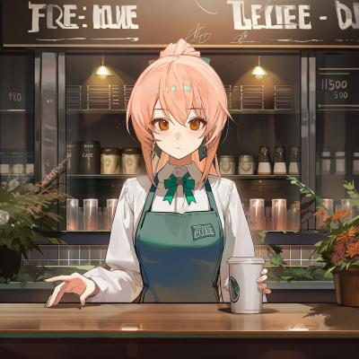 카페에서 썸타기