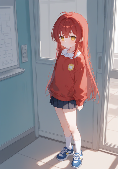 눈과 고속도로의 소녀